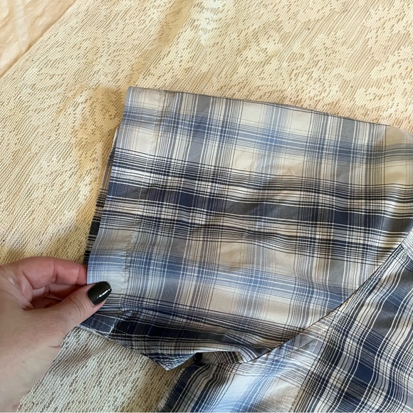 Men's Patagonia Sun stretch blue plaid shirt - Picture 5 of 13